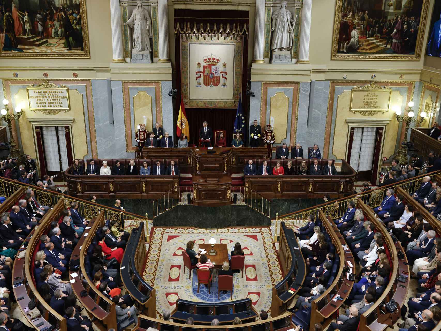 Vista general de la solemne apertura de la XV Legislatura.