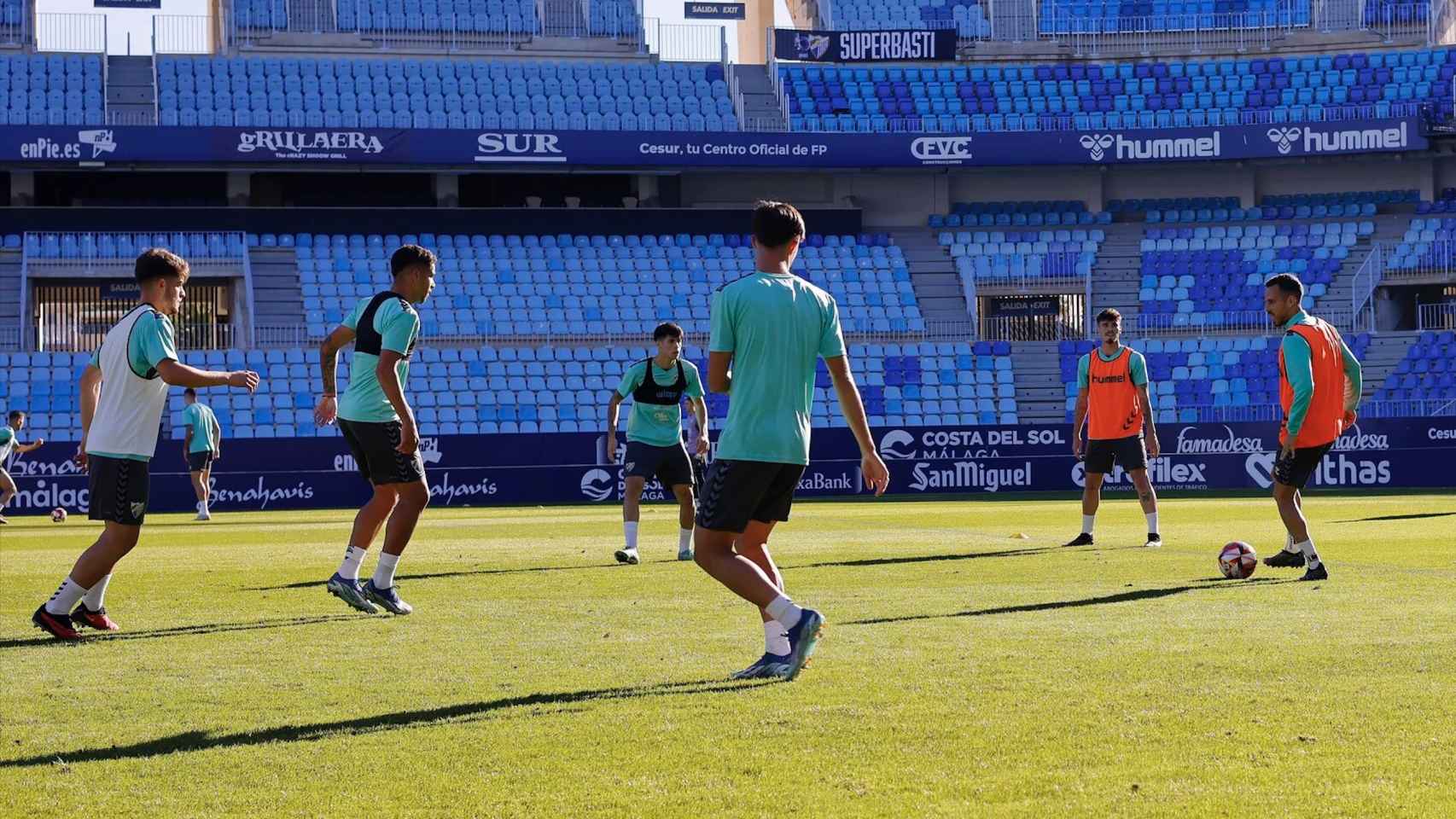 El Málaga CF sacará otro centro del campo inédito contra el Sanluqueño