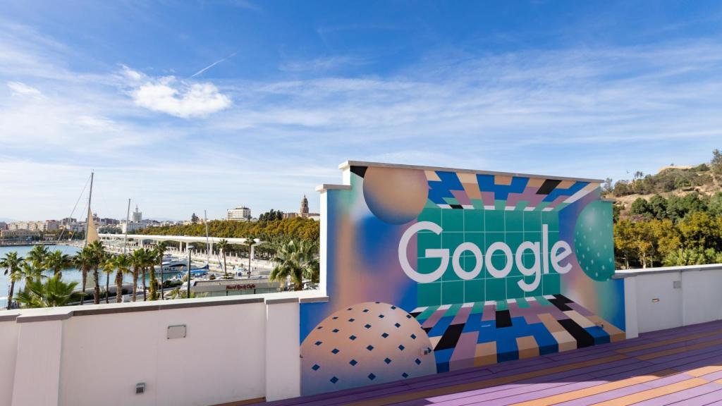 La azotea del nuevo centro de ciberseguridad de Google en Málaga.