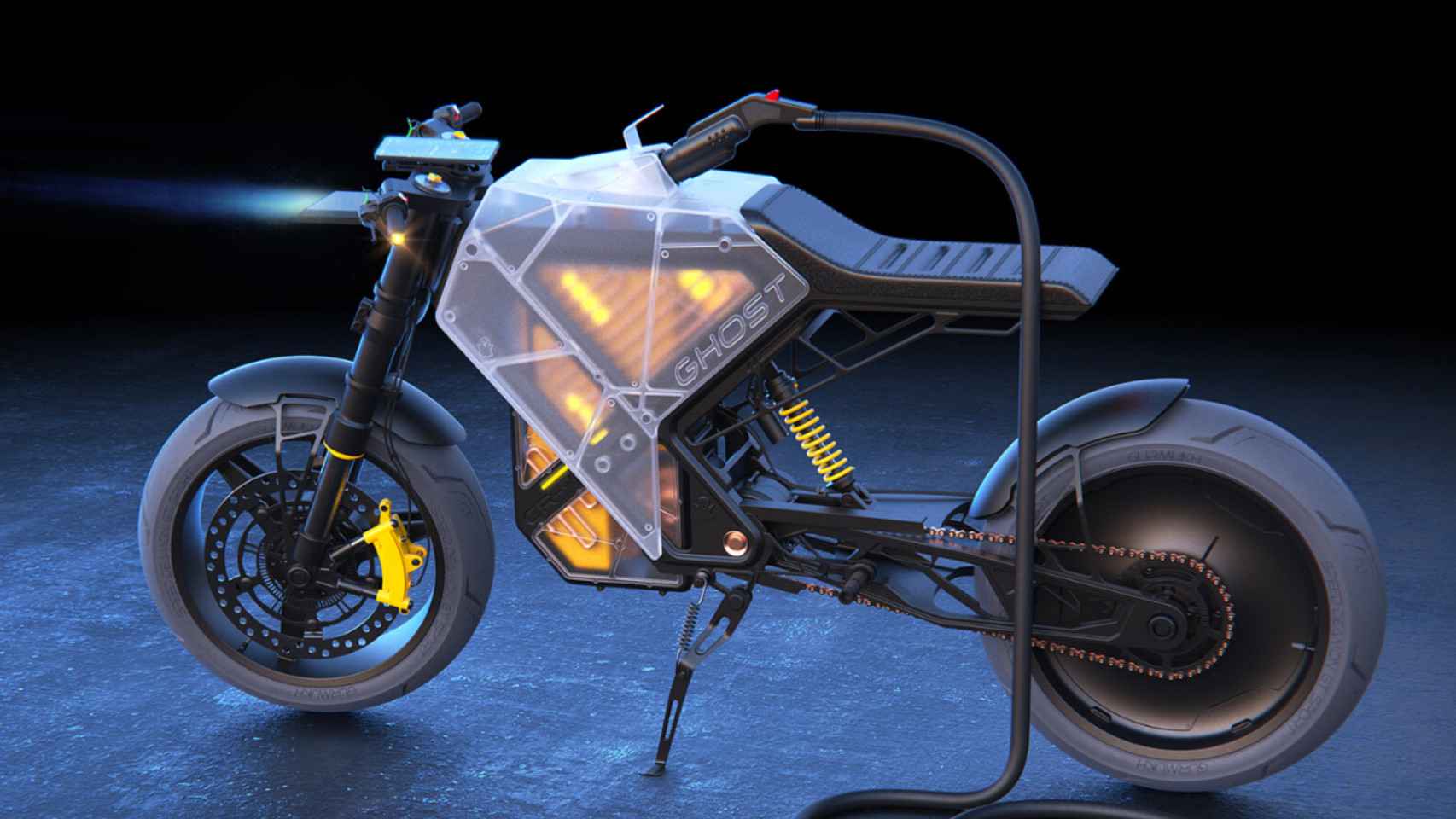 La moto eléctrica CR-Dos Ghost.
