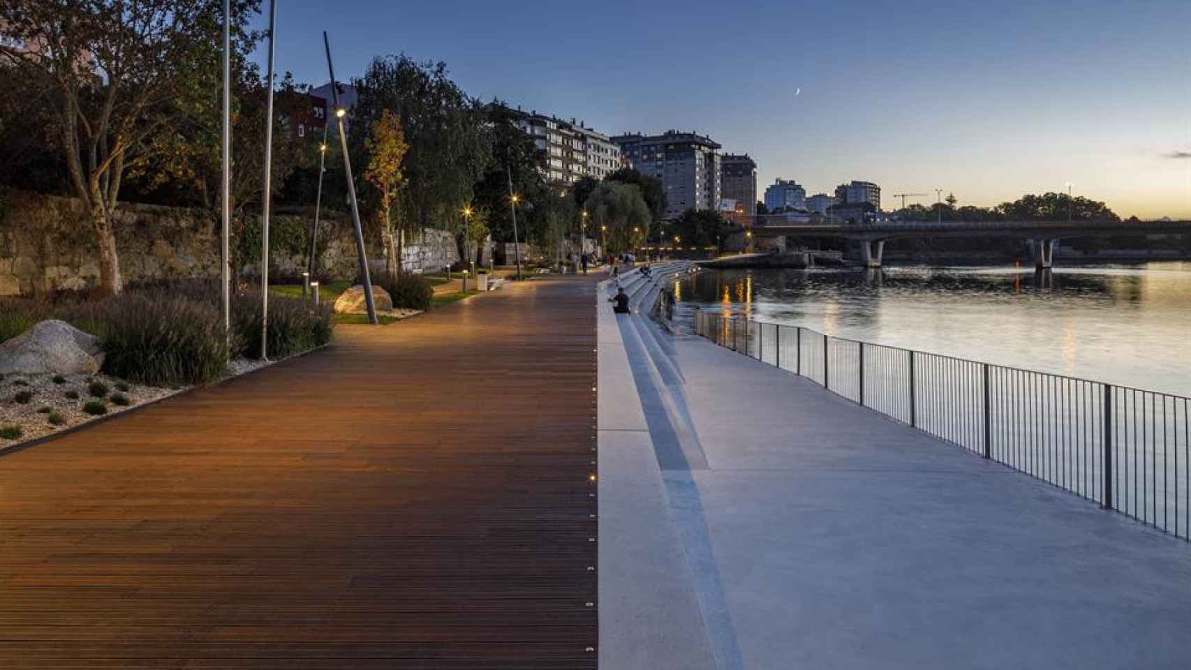 Paseo marítimo de Bouzas, en Vigo.