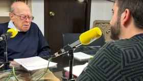 El 'expresident' Jordi Pujol este jueves en una entrevista en Catalunya Ràdio.