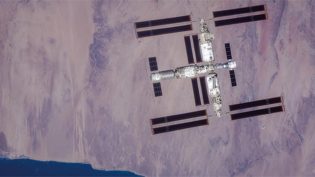 Estación espacial china Tiangong.