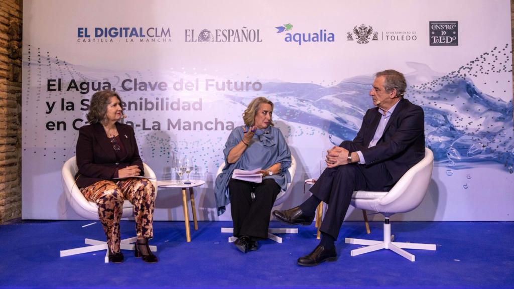 Mercedes Gómez, Esther Esteban y Félix Parra. Foto: Javier Longobardo