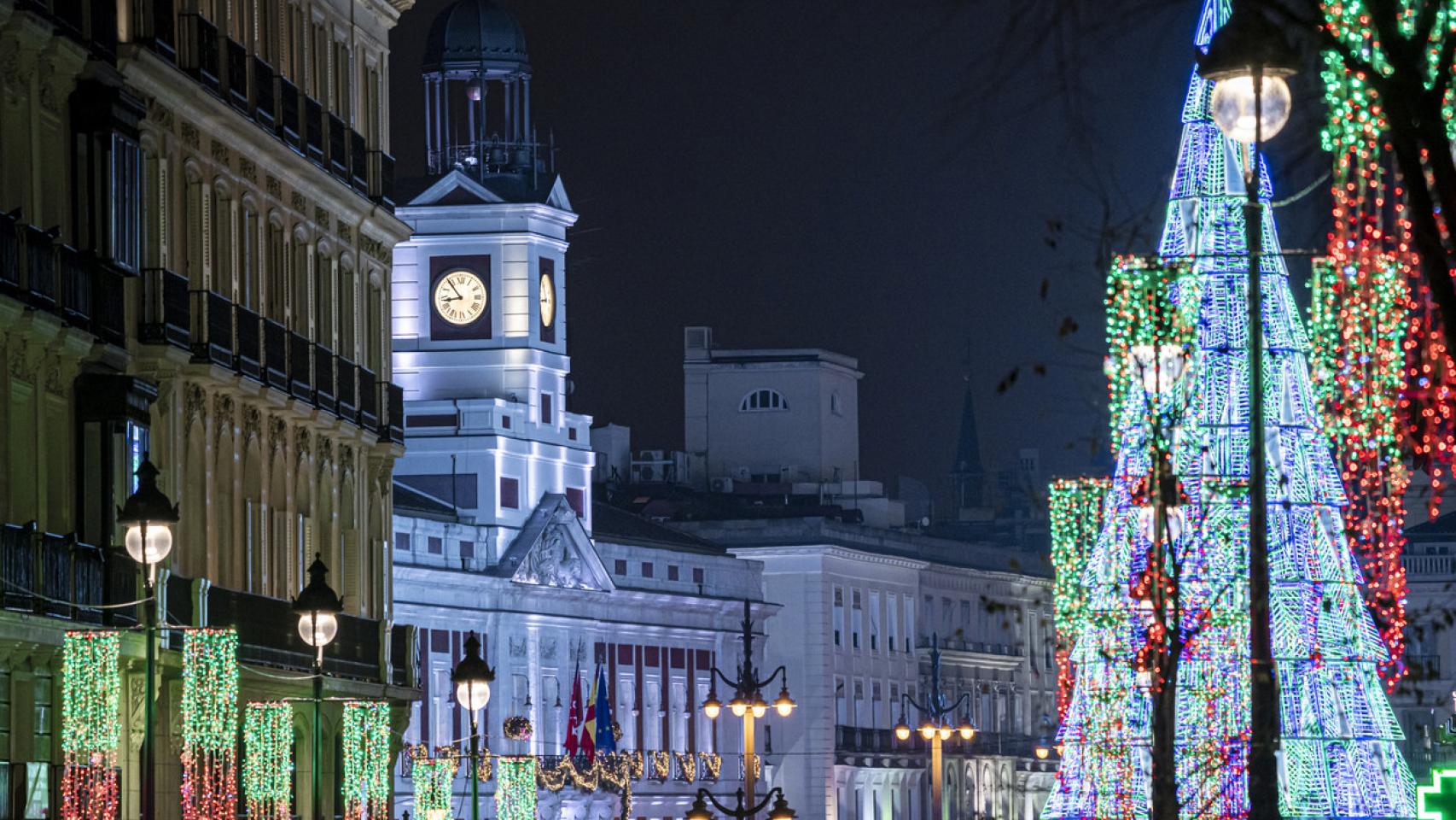 Luces de Navidad de la Puerta del Sol