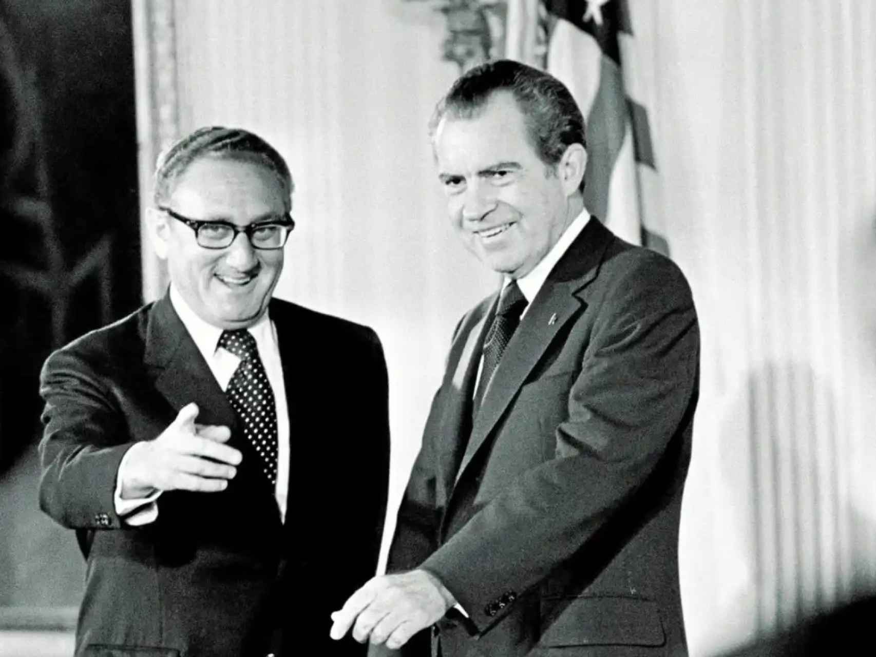 Kissinger y Nixon.