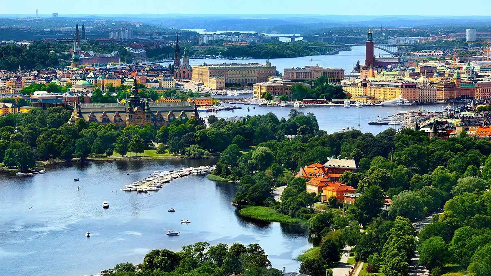 Vista de la capital del país nórdico, Estocolmo.