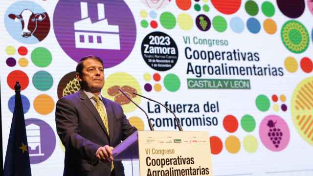 El presidente de la Junta , Alfonso Fernández Mañueco, participa en el VI Congreso de Cooperativas Agroalimentarias de Castilla y León.
