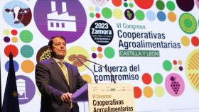 El presidente de la Junta , Alfonso Fernández Mañueco, participa en el VI Congreso de Cooperativas Agroalimentarias de Castilla y León.