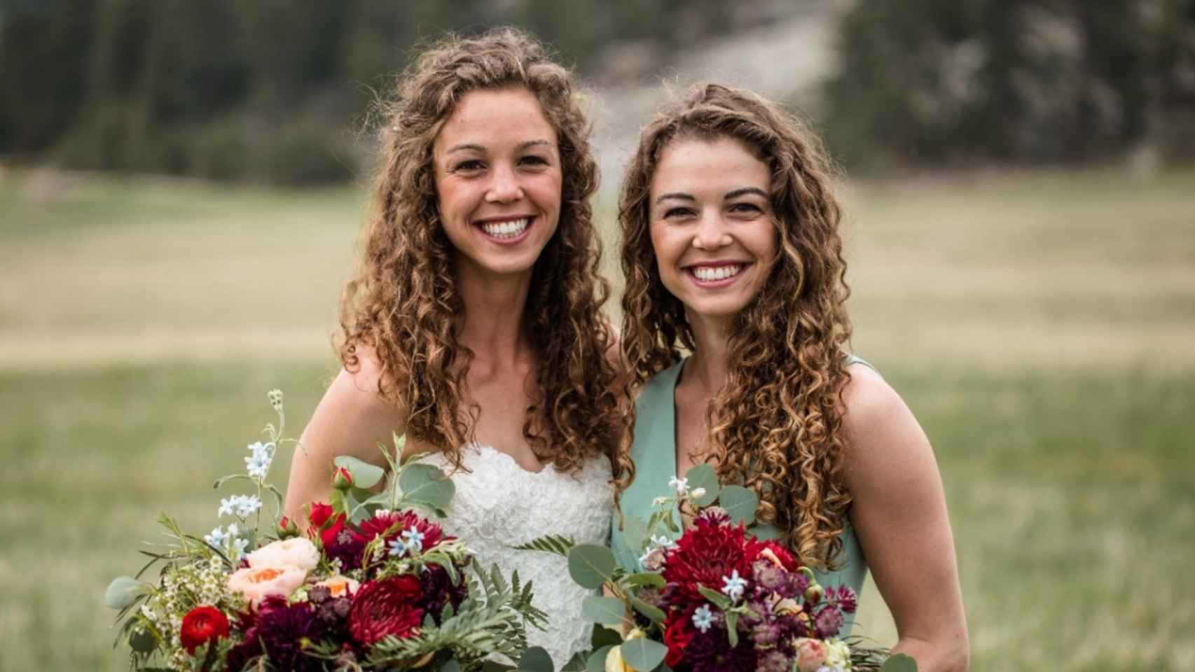 Una de las parejas de hermanas gemelas inscritas en el registro de gemelos de la Universidad de Stanford.