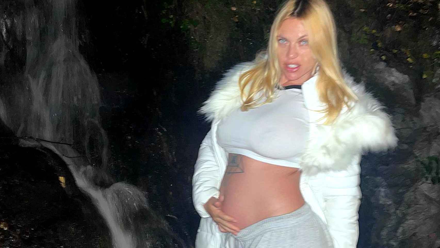 Daniela Blume embarazada de su primer hijo en una imagen de sus redes sociales.