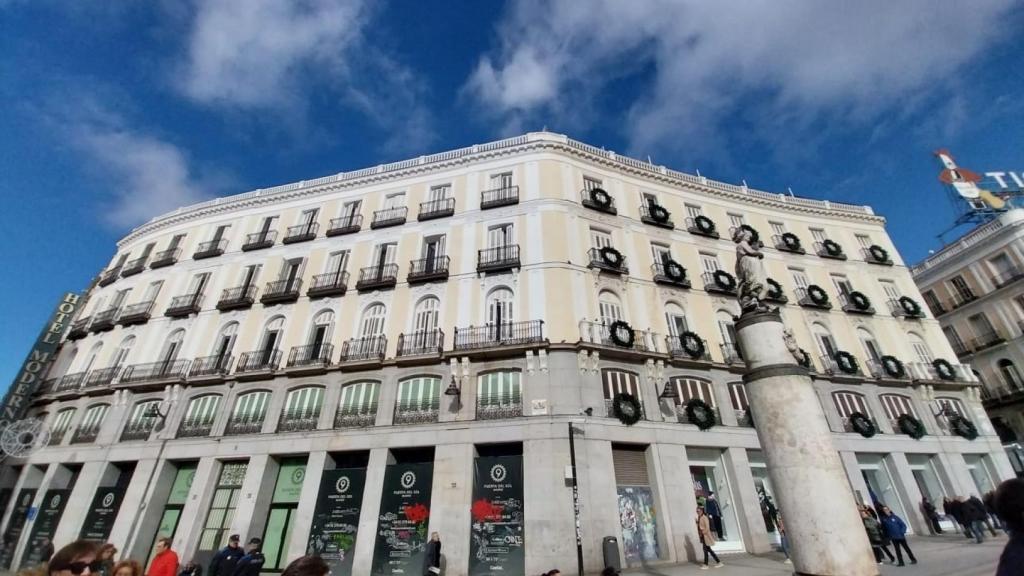 Imagen del último inmueble adquirido por El Corte Inglés en la Puerta del Sol de Madrid