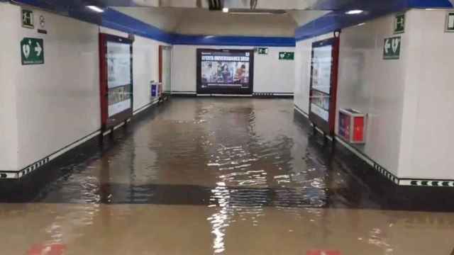 ¿Por qué se inundan  las estaciones de metro en Madrid cuando llueve?