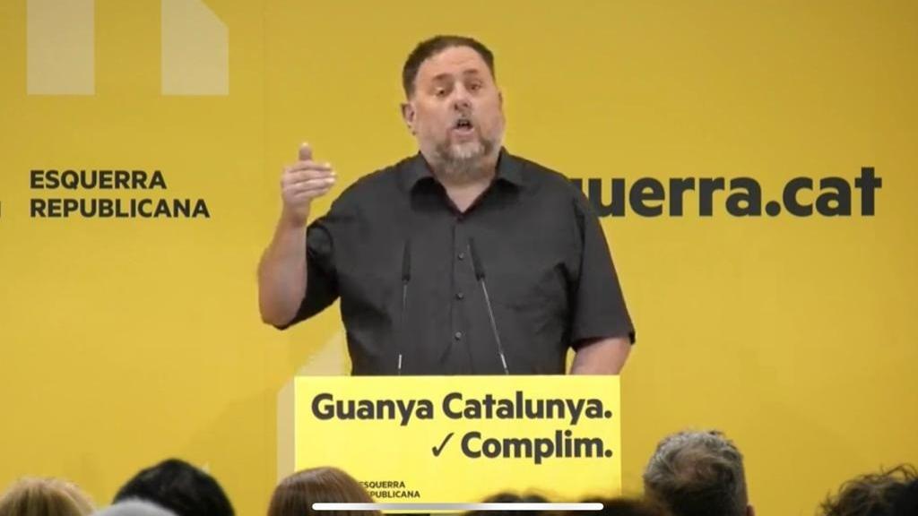 Junqueras reivindica el trabajo de ERC para abrir el camino hacia la amnistía