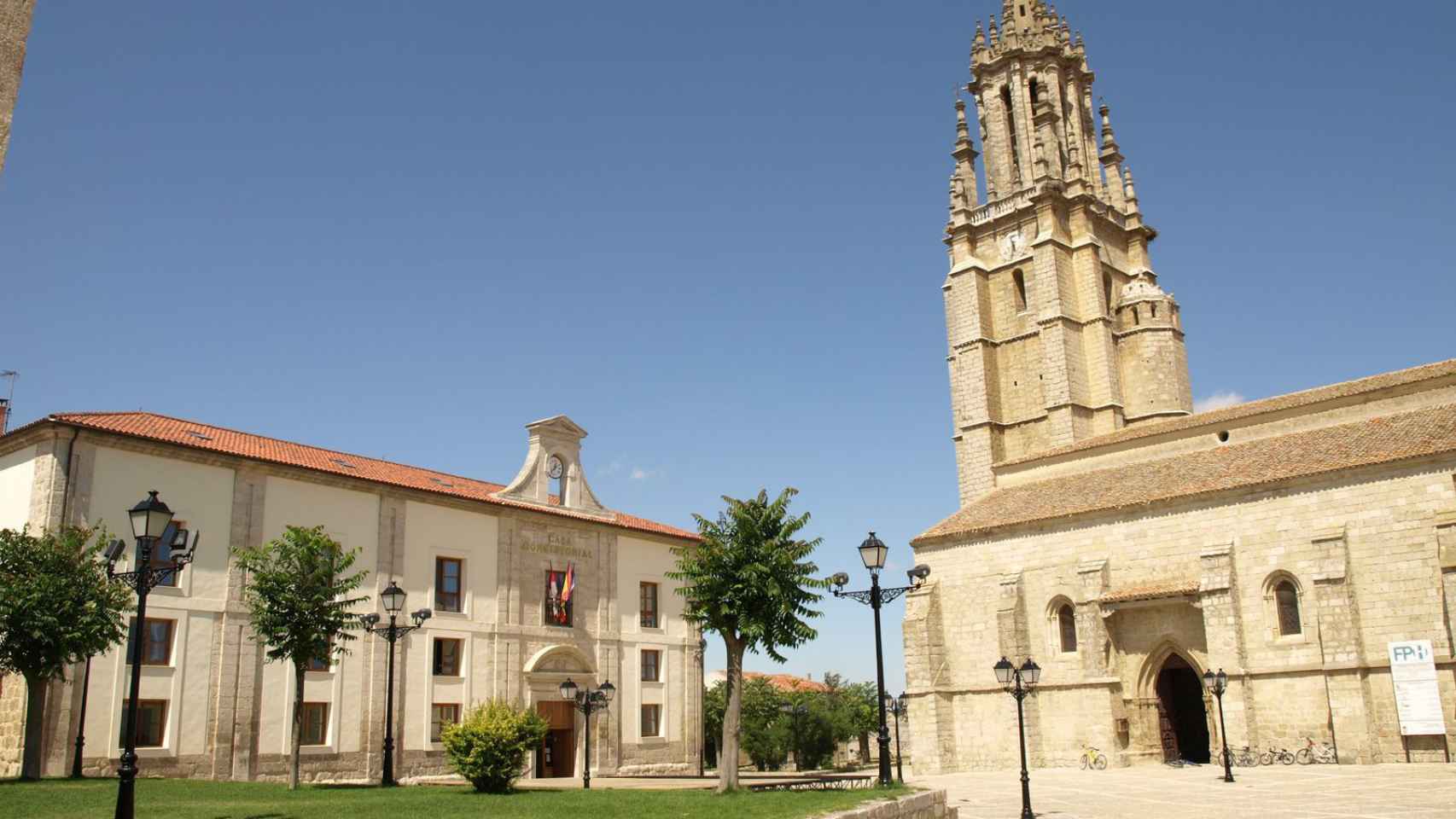La bella localidad de Ampudia en la provincia de Palencia