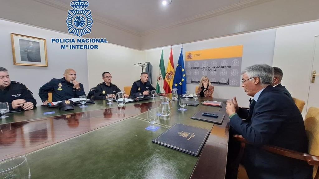 Reunión de la Policía Nacional.