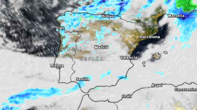 Radar de precipitaciones y nubosidad de España