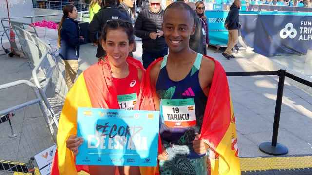 Majida Maayouf y Tariku Novales rompen los récords de España en el Maratón de Valencia