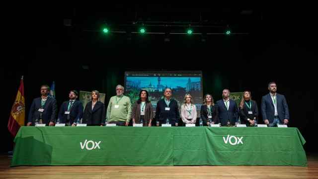 El nuevo Comité Ejecutivo Provincial de Vox en Valencia. EE