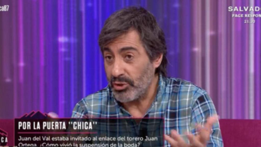 Juan del Val explicando los hechos de la boda fallida este pasado domingo, en 'La Roca'.