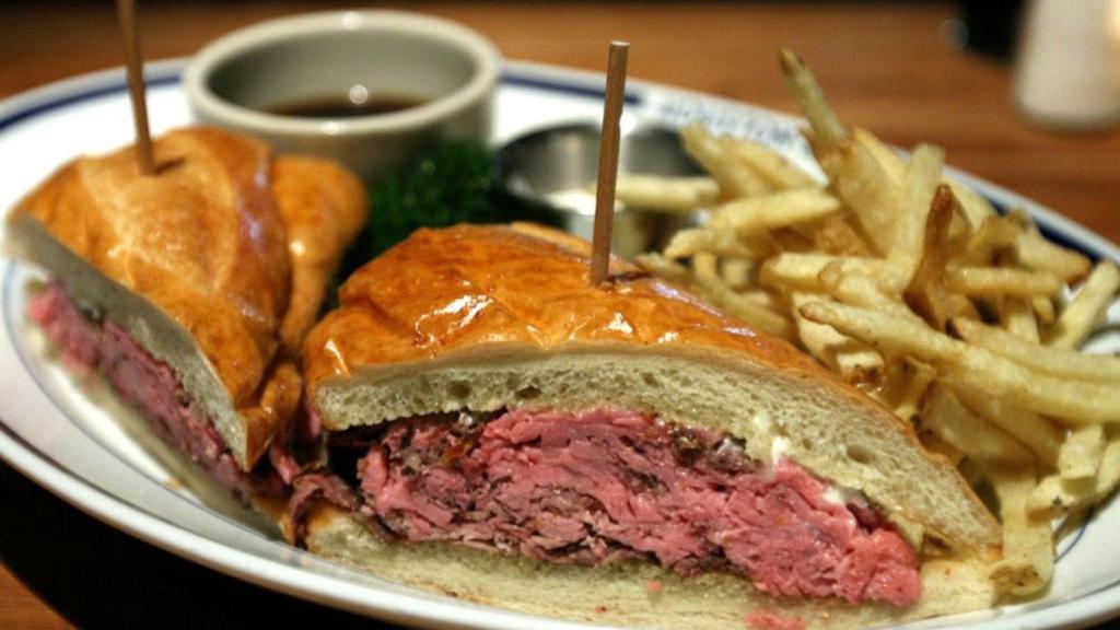 French dip sandwich.