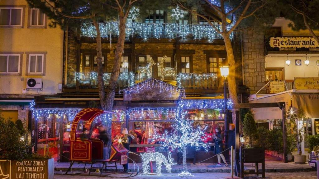 Navacerrada en Navidad.