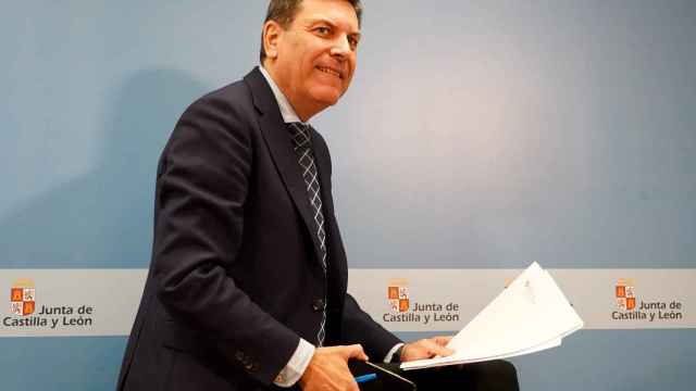 El consejero de Economía y Hacienda y portavoz, Carlos Fernández Carriedo, presenta la Contabilidad Regional de Castilla y León correspondiente al tercer trimestre de 2023