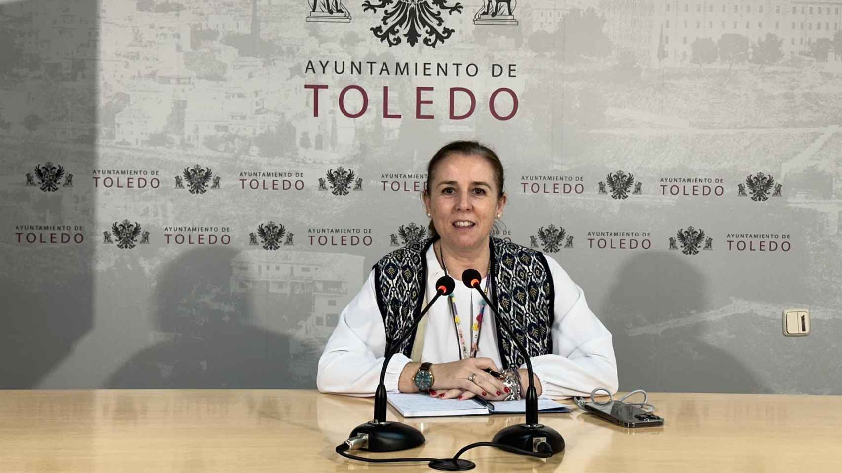 Loreto Molina, concejala de Obras y Servicios. Foto: Ayuntamiento de Toledo.