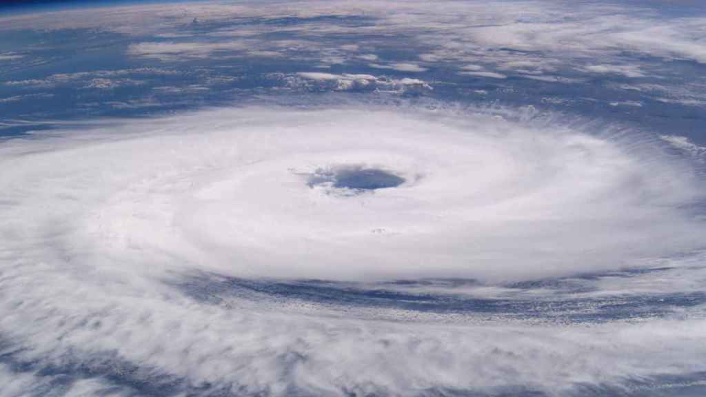 Imagen por satélite del huracán Otis.