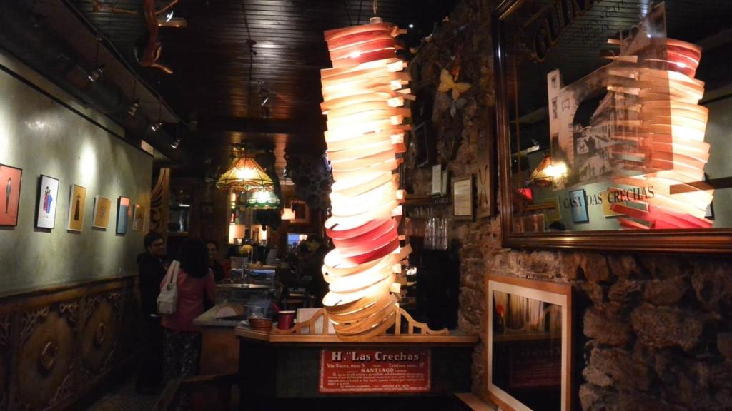 Arde de madrugada en Santiago de Compostela la planta baja del pub A Casa das Crechas