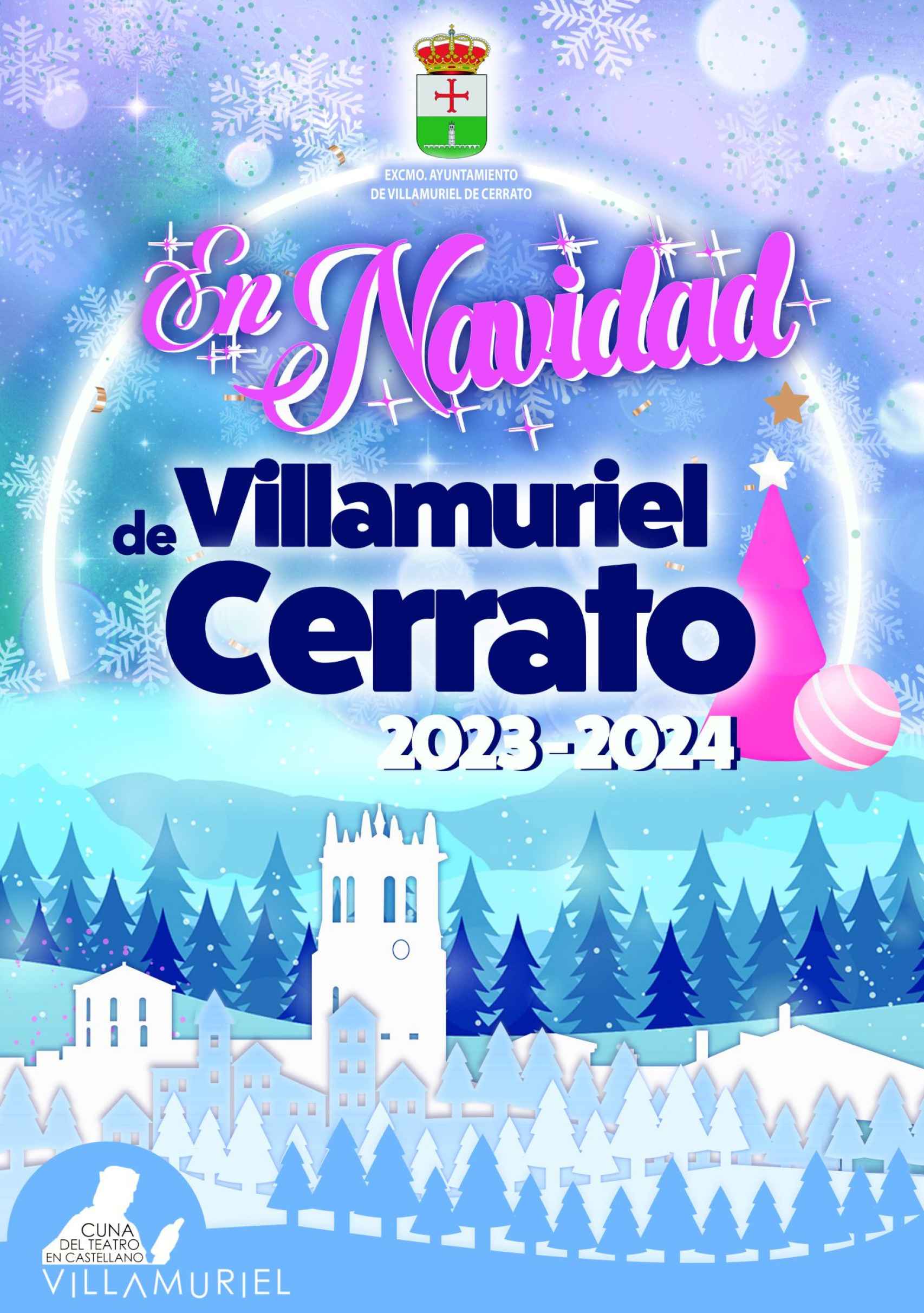 Cartel de la programación de Navidad en Villamuriel de Cerrato