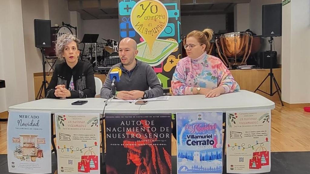 El alcalde, Roberto Martín, en la presentación de la Navidad