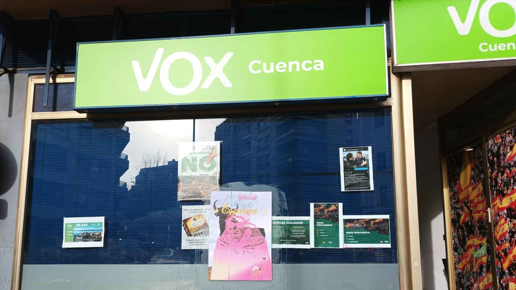 Sede de Vox en Cuenca.