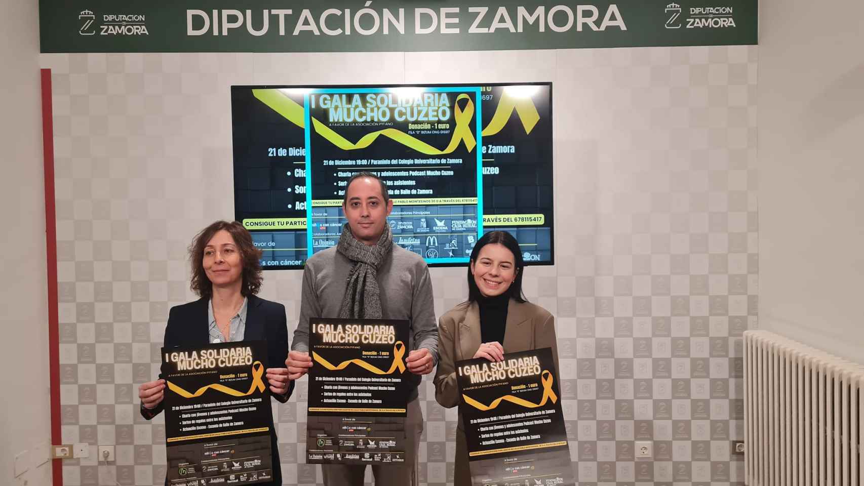 Presentación de la I Gala Mucho Cuzeo, organizada por la Diputación de Zamora