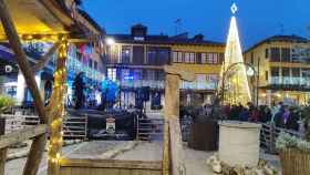 Tradicional encendido de luces de Navidad en Tordesillas