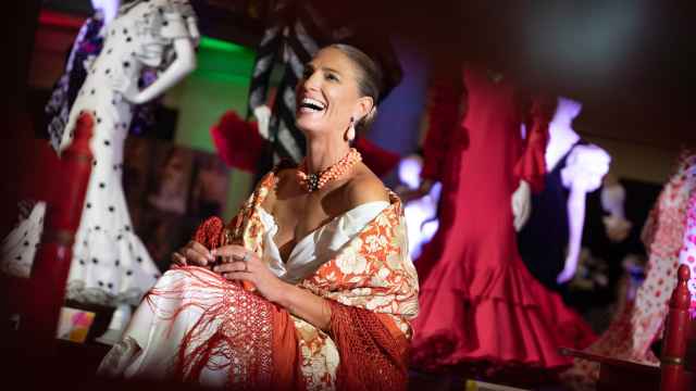 Laura Sánchez en la presentación de la XII edición de la pasarela We Love Flamenco.