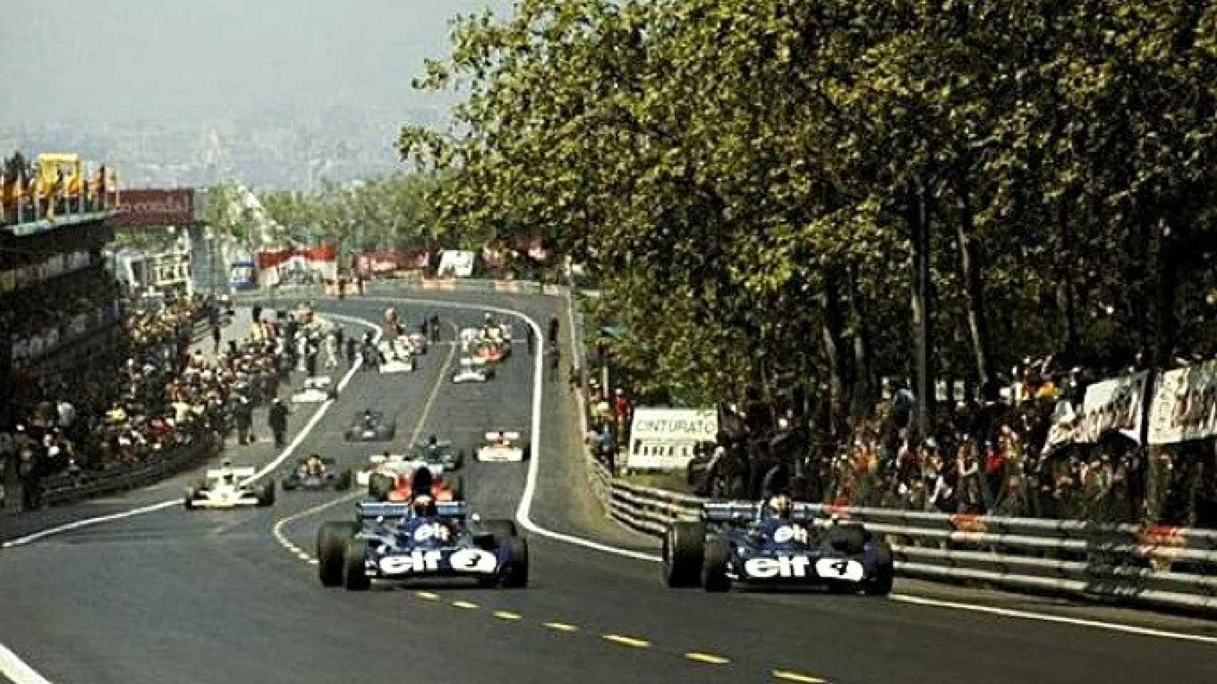 Carrera de F1 celebrada en Montjuïc en 1973.