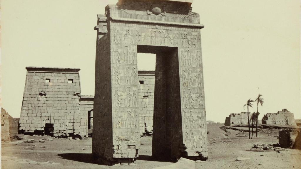 Francis Frith: 'La Puerta esculpida', 1857. Foto: Museo Universidad de Navarra