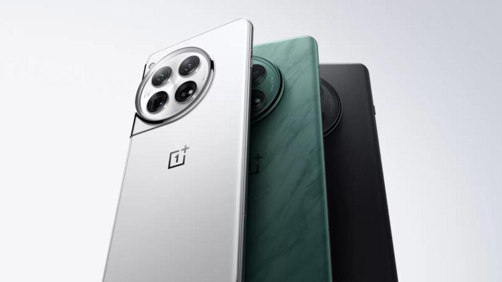 Nuevo OnePlus 12 en los tres colores en los que estará disponible