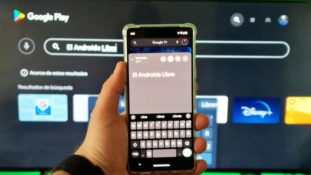 Escribir en el televisor desde el móvil