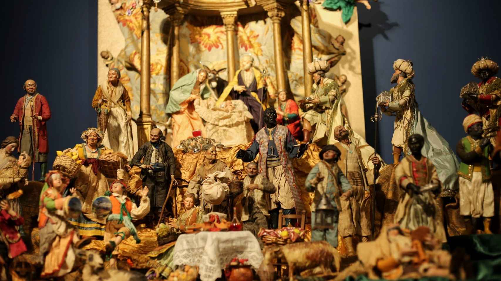 Las mejores imágenes del bello belén napolitano que se expone en el Museo del Greco de Toledo