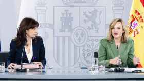 Las ministras Ana Redondo y Pilar Alegría tras el Consejo de Ministros. Foto: Carlos Luján / Europa Press.