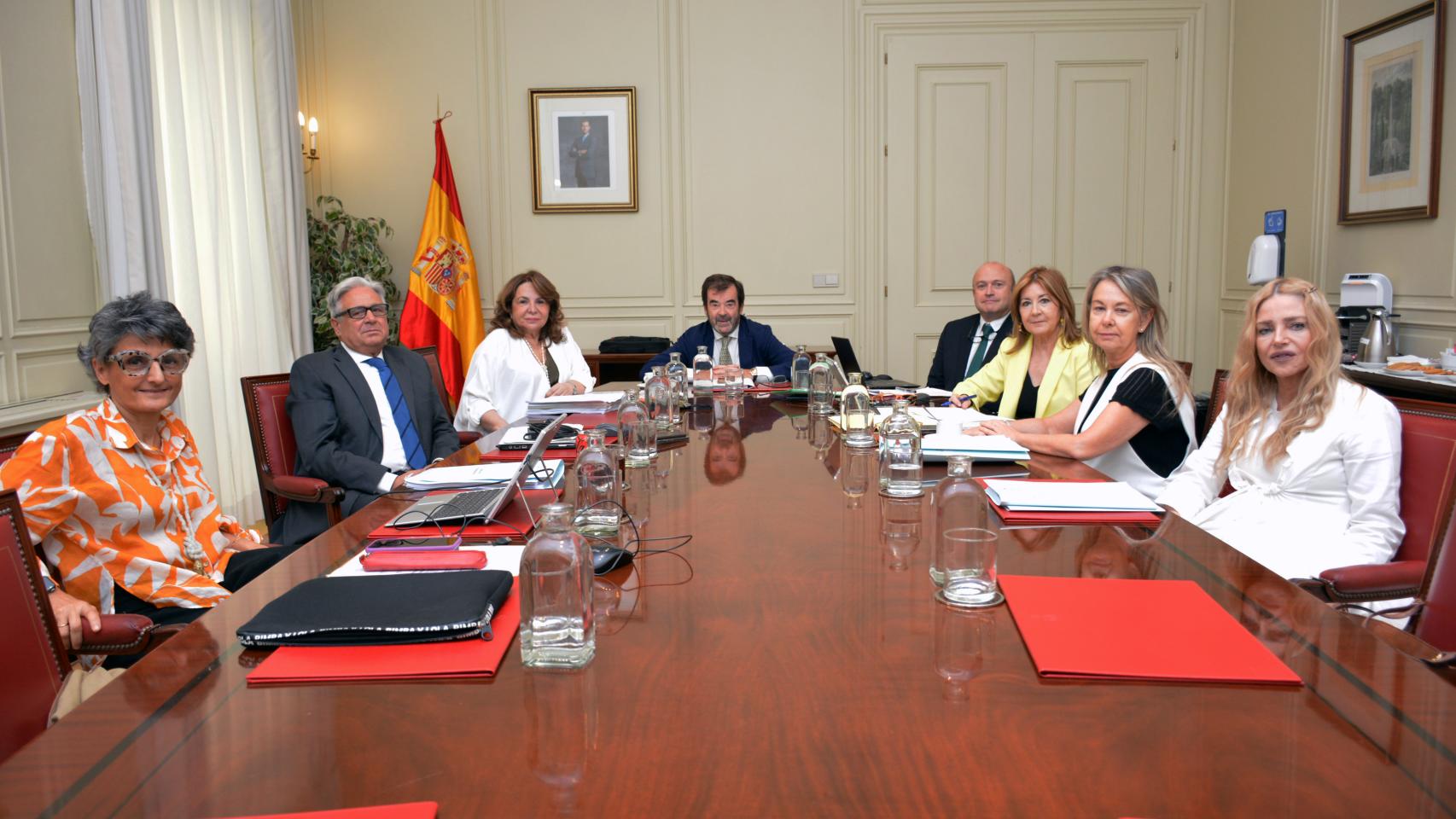 Reunión de la Comisión Permanente de CGPJ, en una imagen de archivo./