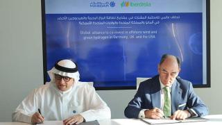 Ignacio Galán, presidente de Iberdrola, con Al Ramahi, CEO de Masdar.