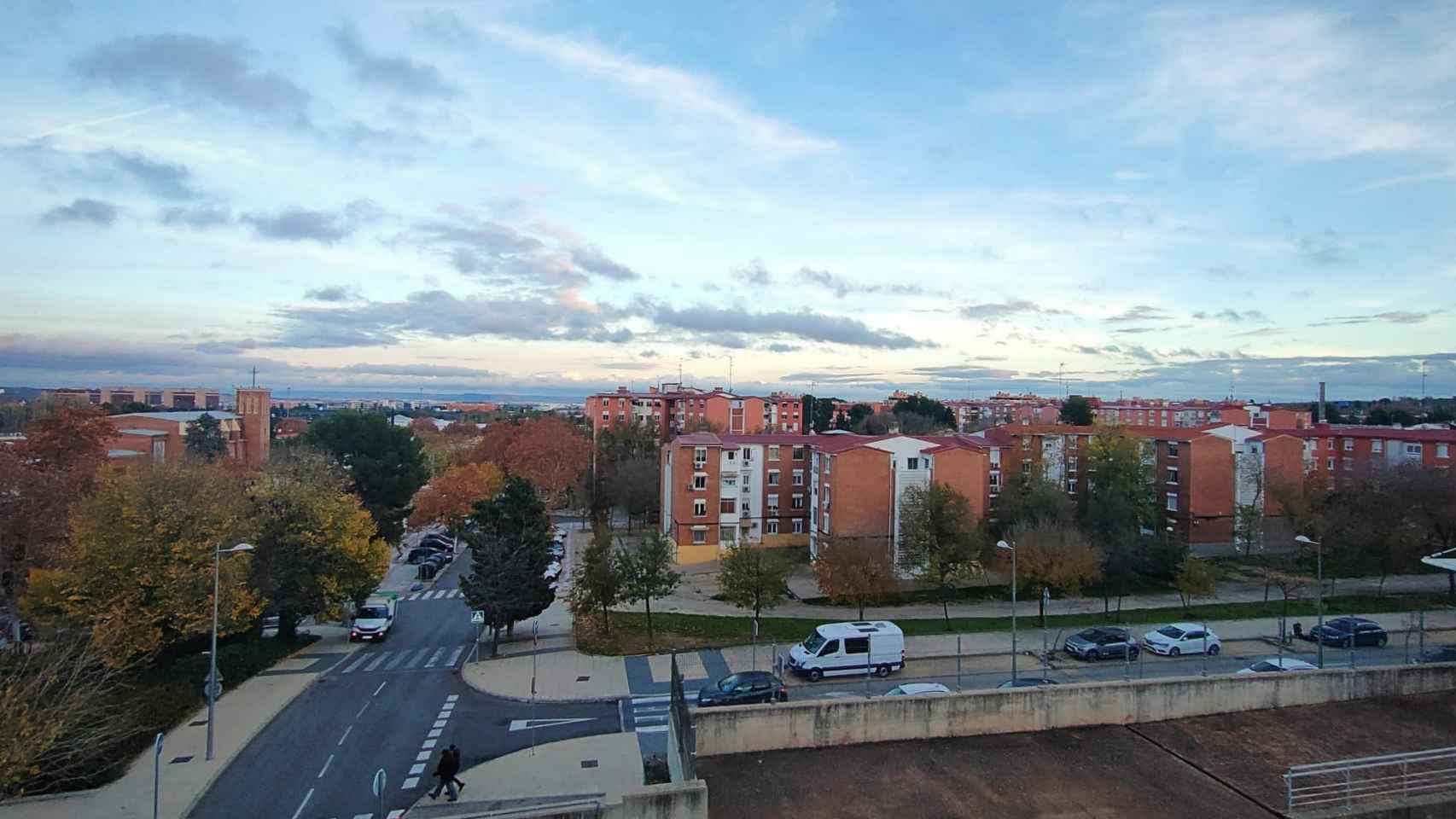 Vista general de Ciudad Pegaso desde el centro cultural.