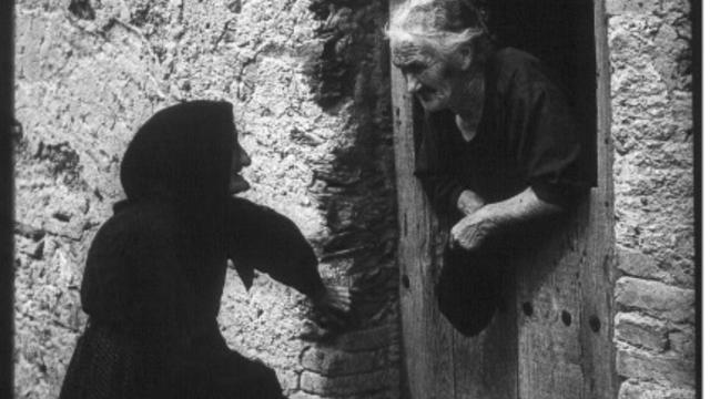 Two Women Talking Spanish Village, W. Eugene Smith’s (1951).