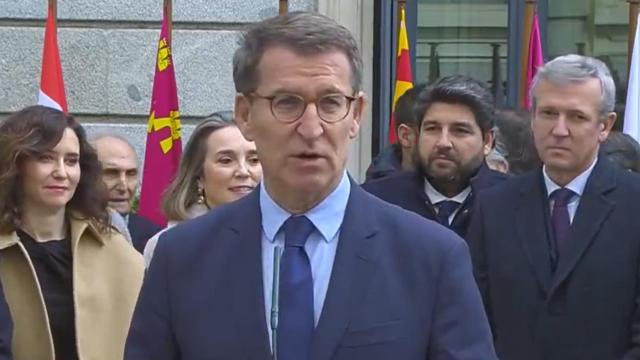 Alberto Núñez Feijóo este miércoles.