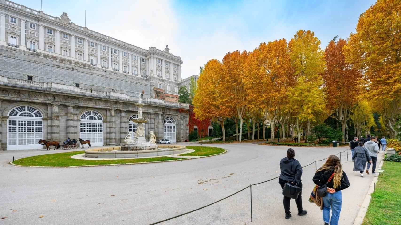 Los jardines históricos del Palacio Real.