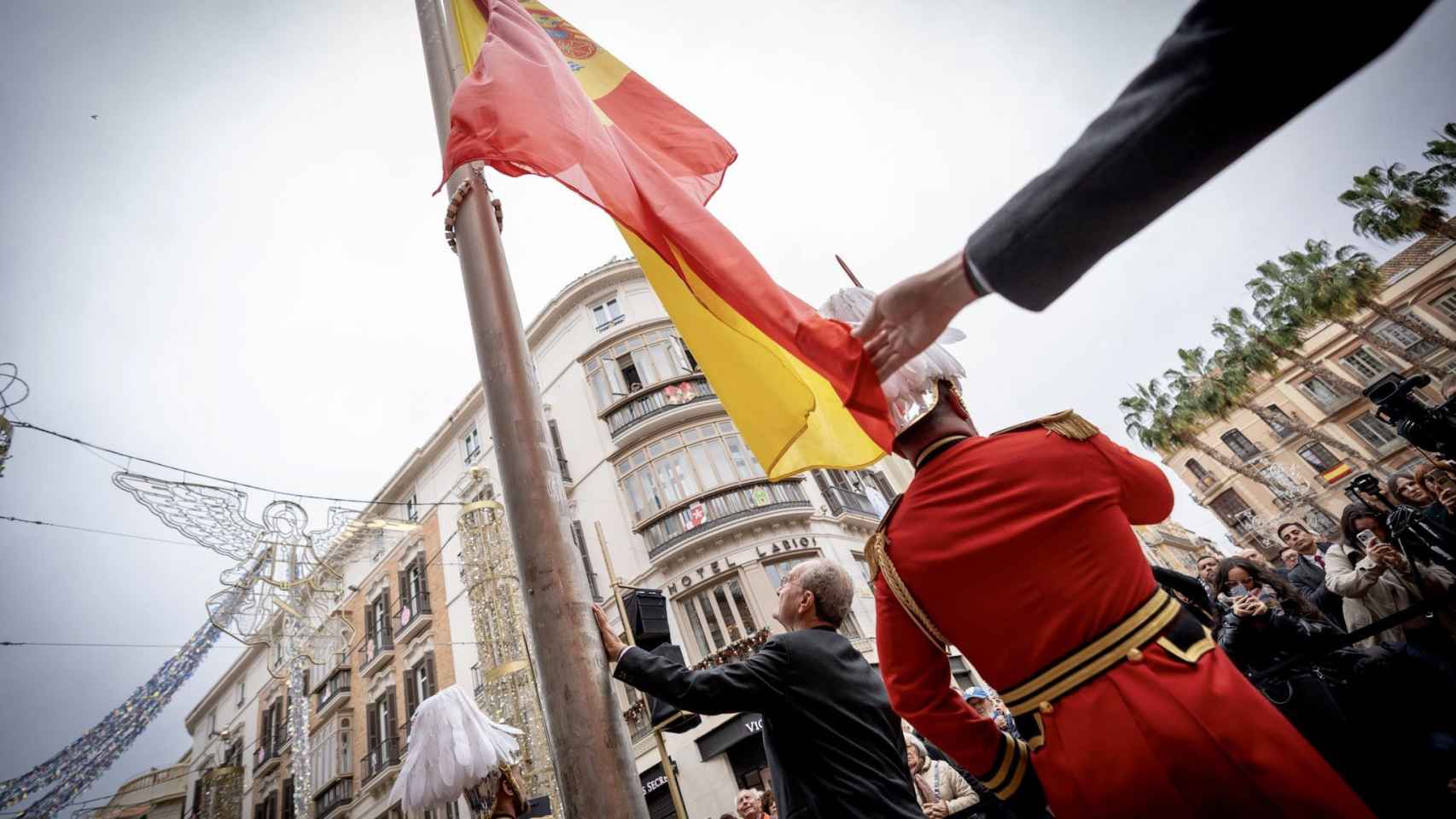 Imagen del acto de este 6 de diciembre en Málaga.