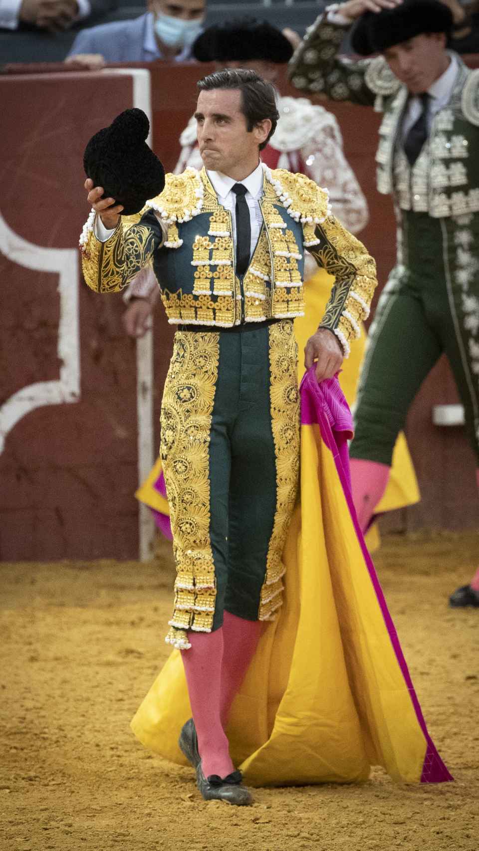Juan Ortega tras una faena taurina, en la capital de España, en mayo de 2021.